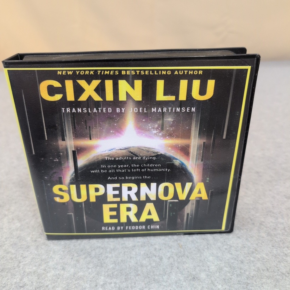 Supernova Era Cixin Liu Unabridged Audiobook 10 CD Set Read by Feodor Chin VG+ - Picture 1 of 2
